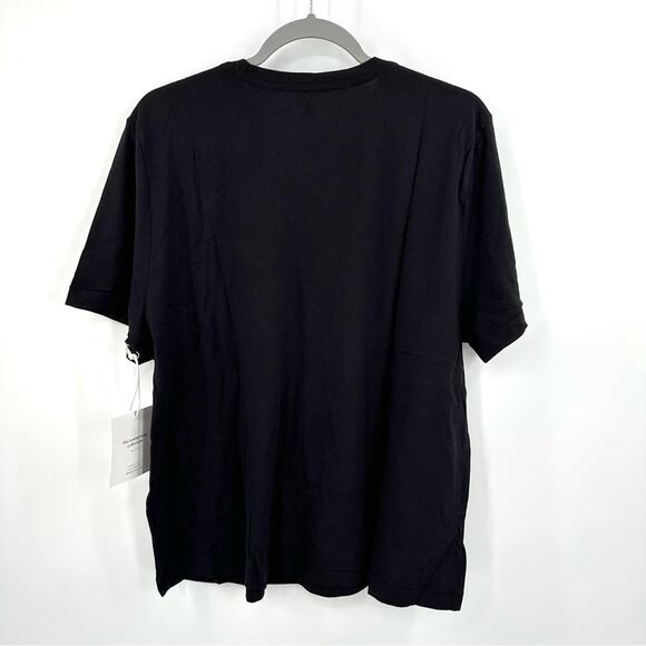 Brooklinen Delancey Loungewear Collection Tee in black Size XXL - Picture 4 of 5